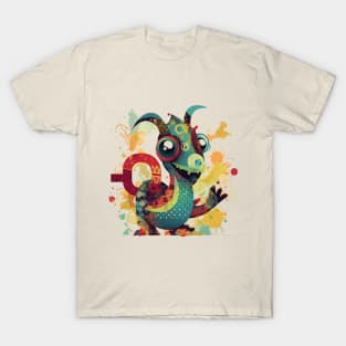 Qwerky Dragon Feliz T-Shirt